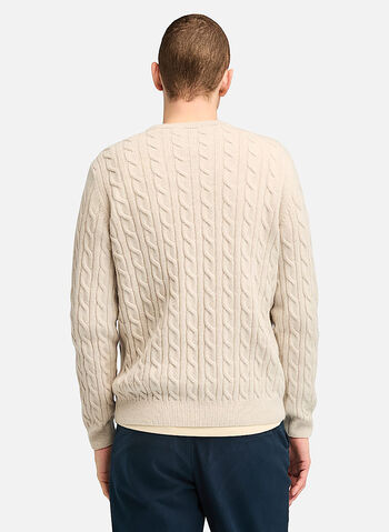 MAGLIONE GIROCOLLO A TRECCE PHILLIPS BROOK, EGM PANNA, small