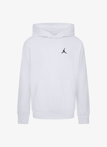 FELPA HOODIE JORDAN BROOKLYN RAGAZZO, 001 WHT, small
