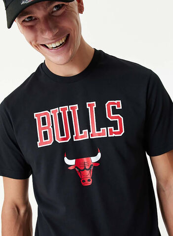 T-SHIRT CHICAGO BULLS, BLK, small
