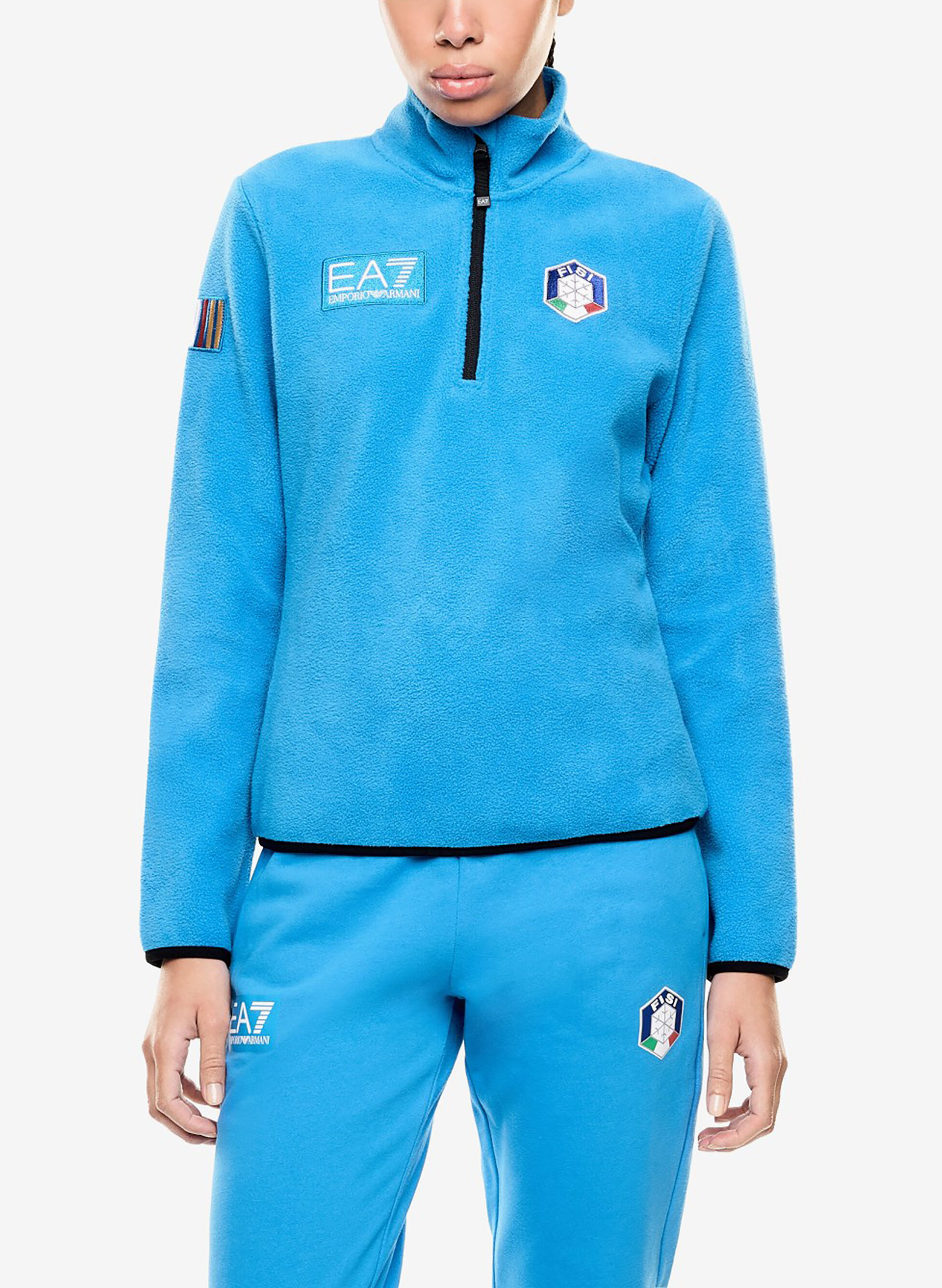 EA7 FELPA IN PILE TECNICO FISI M