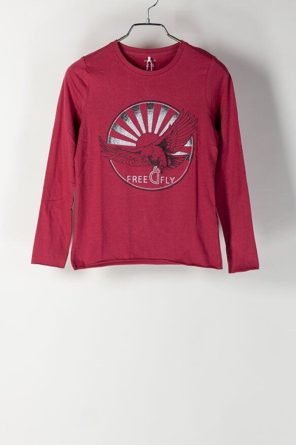 T-SHIRT SARGUN RAGAZZA, EARTH RED, medium