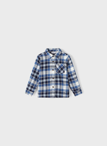 CAMICIA LOFANE BAMBINO, BLUEFIN NVYWHT, small