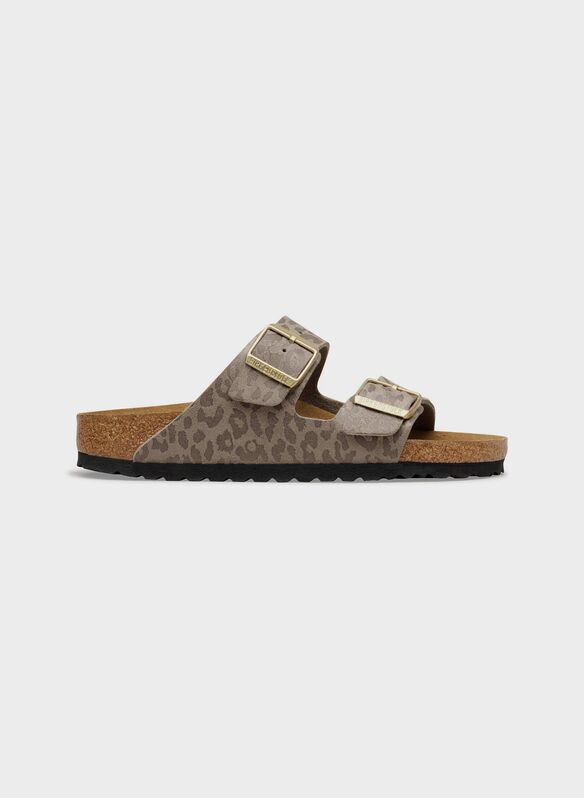 CIABATTA ARIZONA LEOPARD 2 FIBBIE, - TAUPE, medium