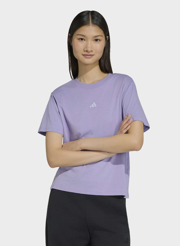 T-SHIRT MICRO LOGO, - LILLA, medium