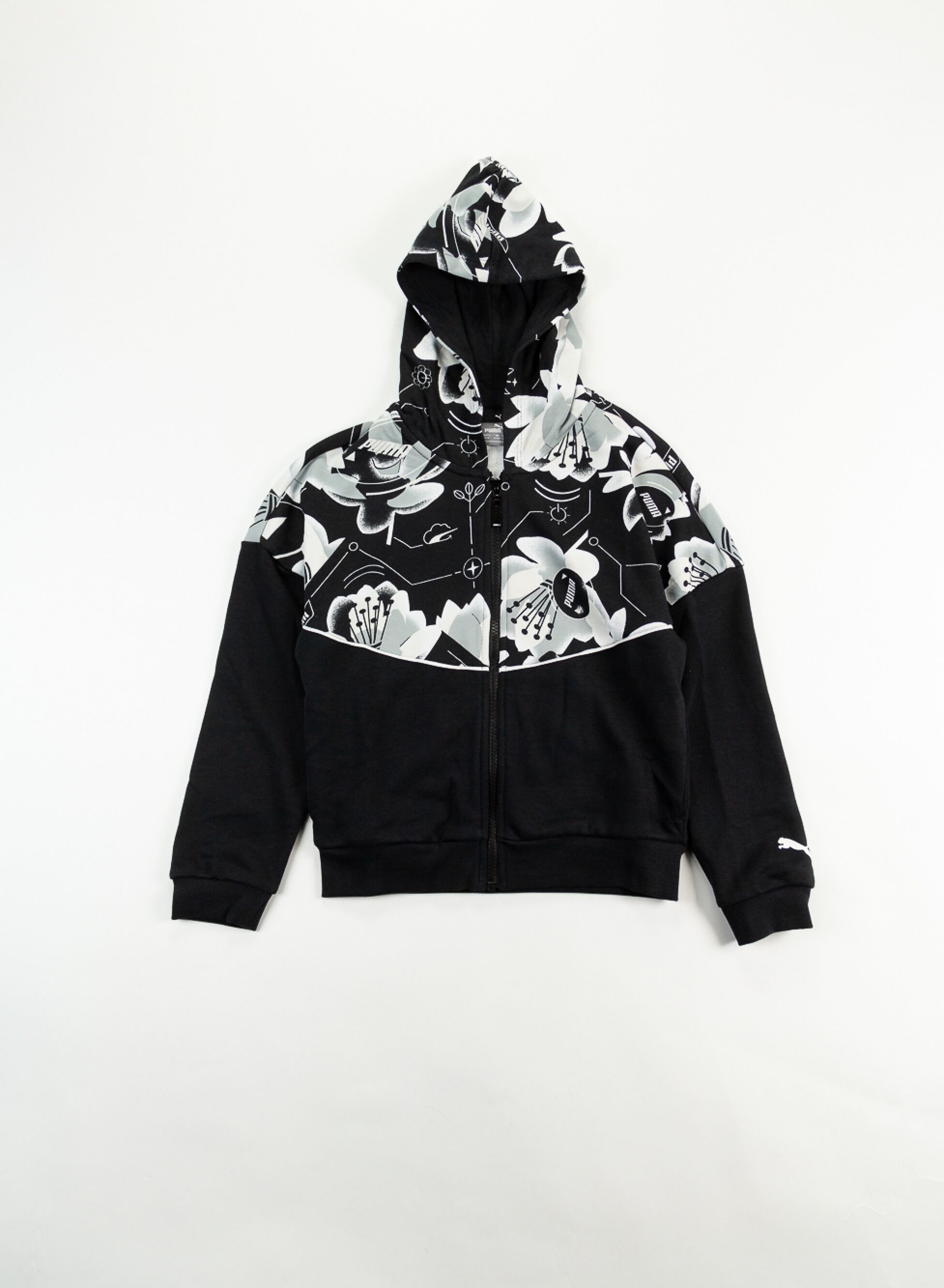 FELPA FULL ZIP CON CAPPUCCIO ALPHA RAGAZZA 128