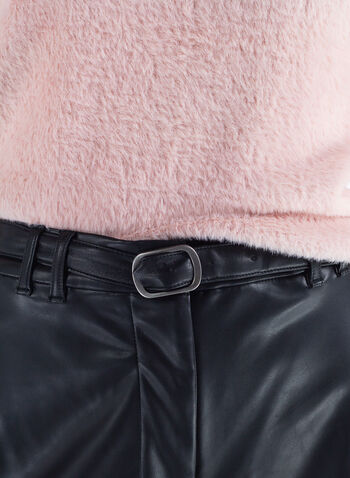 PANTALONE SIMIL PELLE, A996BLK, small