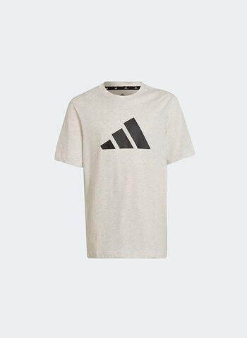 MAGLIA FUTURE ICONS 3-STRIPES LOGO RAGAZZO, WHTBLK, small