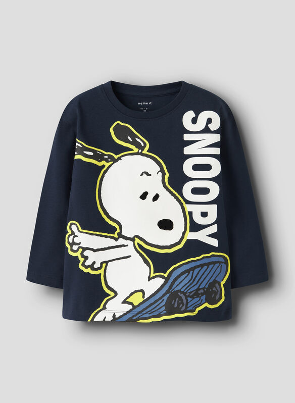 T-SHIRT SNOOPY BAMBINO, NAVY BLAZER, medium