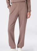 PANTALONE JOGGERS CON ELASTICO ALLA CAVIGLIA, MS513 CIOCCOLATO, thumb