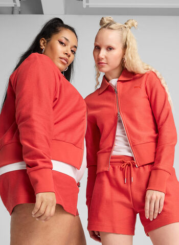 FELPA FULL ZIP PREMIUM ESSENTIALS, 15 RED, small