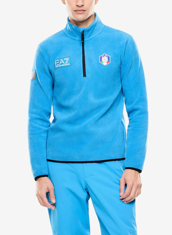 FELPA IN PILE TECNICO FISI, M9092 IBIZA BLUE FISI, medium