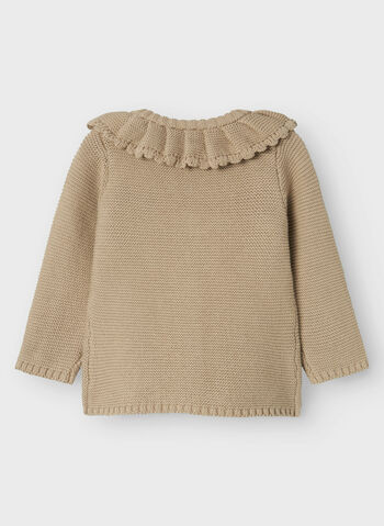 CARDIGAN LIANNE BIMBA, PURE CASHMERE CARTA ZUCCHERO, small