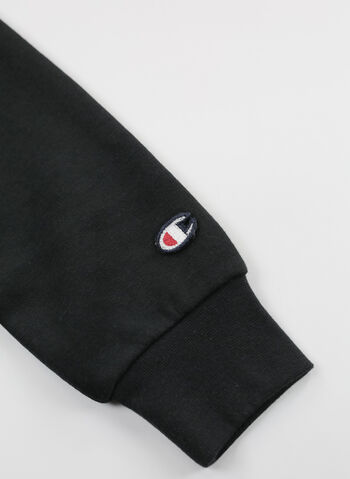 FELPA GIROCOLLO MICRO LOGO RAGAZZO, KK001 BLK, small