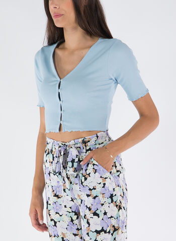 T-SHIRT CAROLINE CROP, CASHMERE BLUE, small