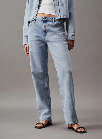 JEANS STRAIGHT LOOSE, 1AA STONE, small