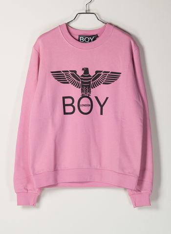 FELPA GIRO BIG LOGO, ROSA, small