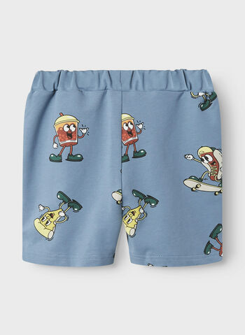 SHORT CON COULISSE MULTI GRAPHIC BAMBINO, SPRING LAKE CELESTE, small