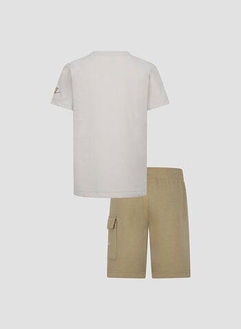 COMPLETINO T-SHIRT + SHORT CARGO NSW BAMBINO, X3E BEI, small