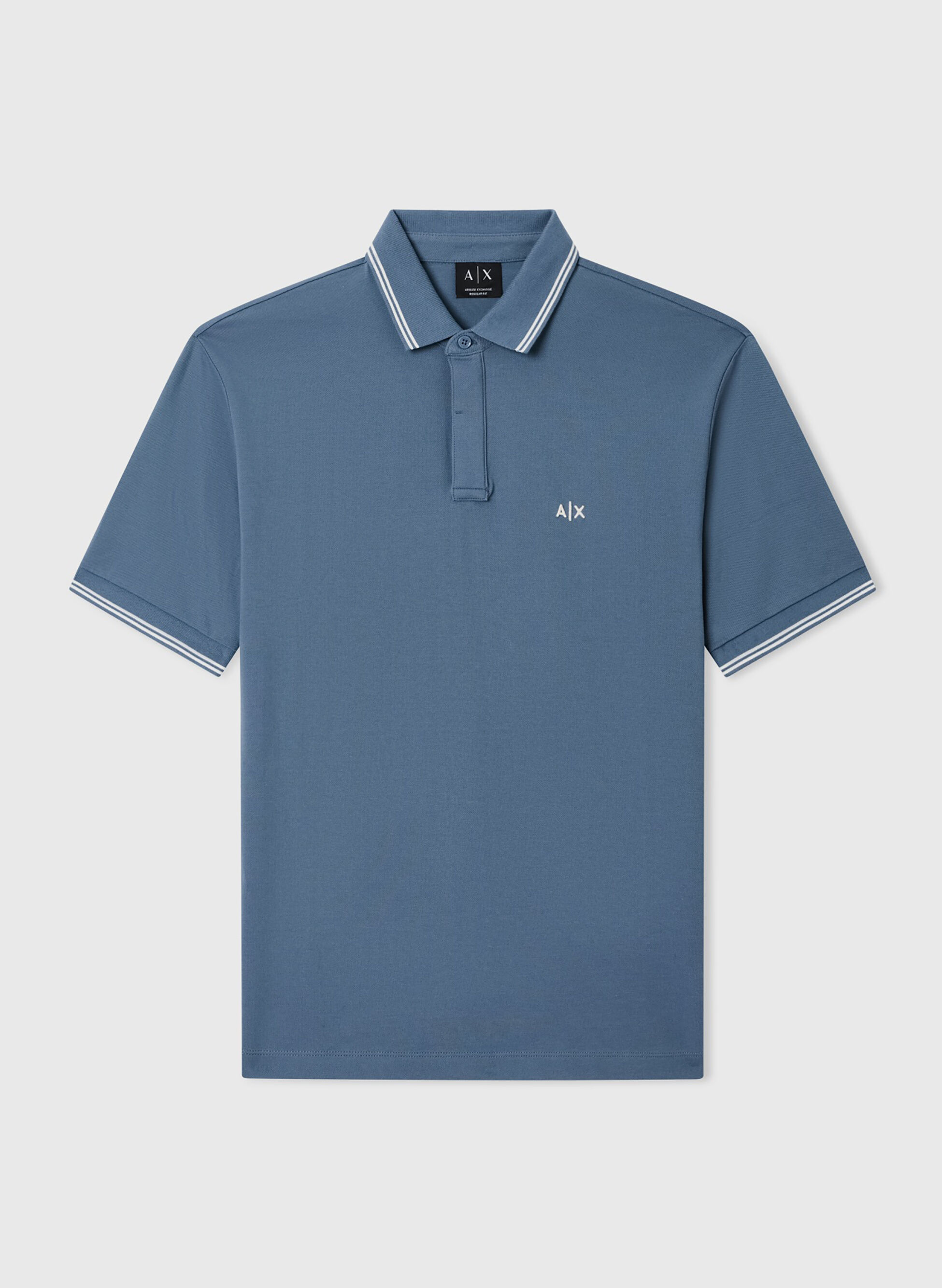 POLO IN PIQUET STRETCH CON PROFILI A CONTRASTO XL