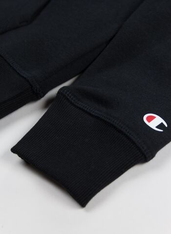 FELPA CON CAPPUCCIO RAGAZZA, KK001BLK, small