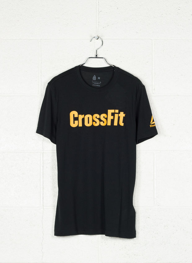T-SHIRT CROSSFIT SPEEDWICK F.E.F. GRAPHIC, BLKGOLD, large