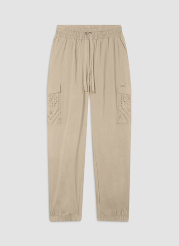 PANTALONE SLOUNGE CARGO, Z80 SABBIA, small