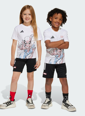 COMPLETINO MARVEL SPIDERMAN T-SHIRT + SHORT JUNIOR, WHTBLK, small