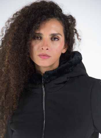 GIUBBOTTO CLAIRE REVERSIBILE IN PELLICCIA SINTETICA, , small