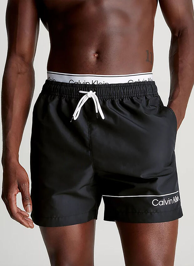 COUSTUME BOXER DOUBLE LOGO, BEH BLK, large