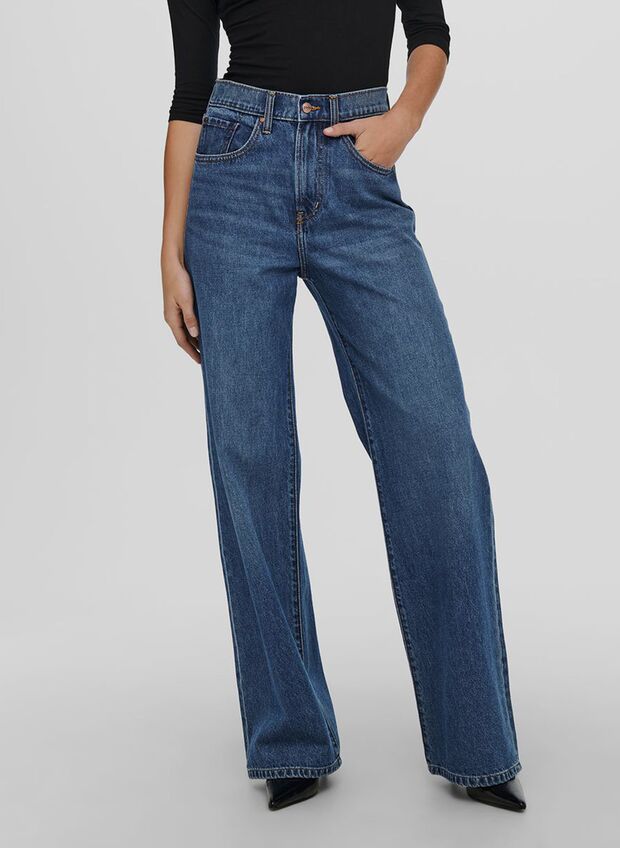 ONLY JEANS HOPE PALAZZO STRAIGHT FIT Blu Donna | Sport85