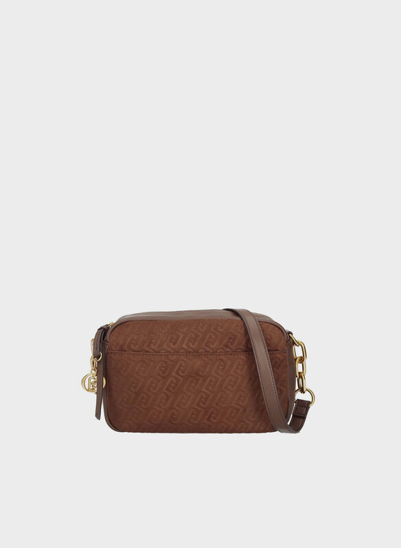 BORSA FAIZA M CAMERA CASE SUEDE, 09032 TABACCO, medium