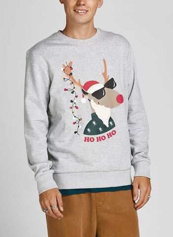 FELPA STAMPA CHRISTMAS, LIGHT GREY, small