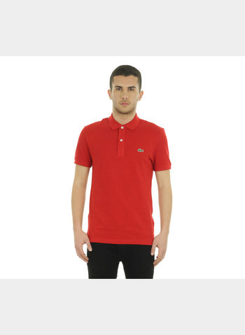 POLO LACOSTE DI TAGLIO ATTILLATO IN PETIT PIQU&Eacute; , 240RED, small