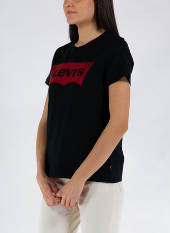 T-SHIRT THE PERFECT GRAPHIC TEE, 0201BLK, small