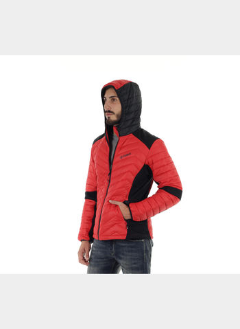GIACCA A VENTO  IN OVATTA PACKABLE UOMO, 42RED, small