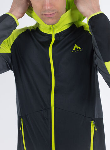 FELPA ROLLIN FULL ZIP, 903 BLKLIME, small