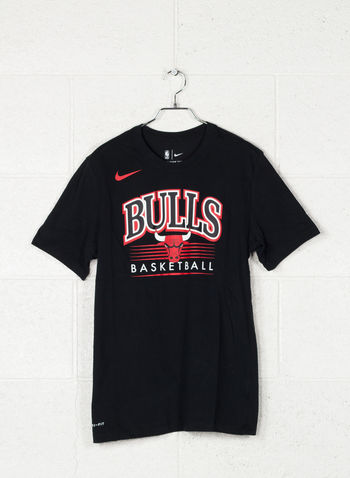 T-SHIRT NBA CHICAGO BULLS, 010BLK, small