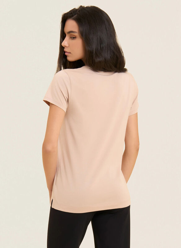 T-SHIRT LOGO IN STRASS, Z75 CIPRIA, medium