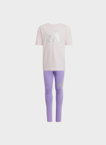 COMPLETO T.SHIRT+LEGGING BAMBINA, PINKVIOLET, small