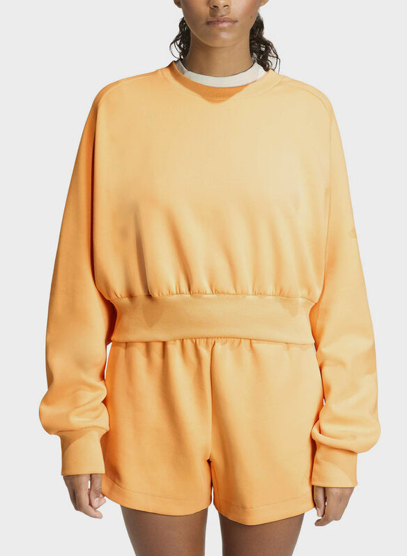 FELPA SOFT LUX LOOSE, - YELLOW, medium