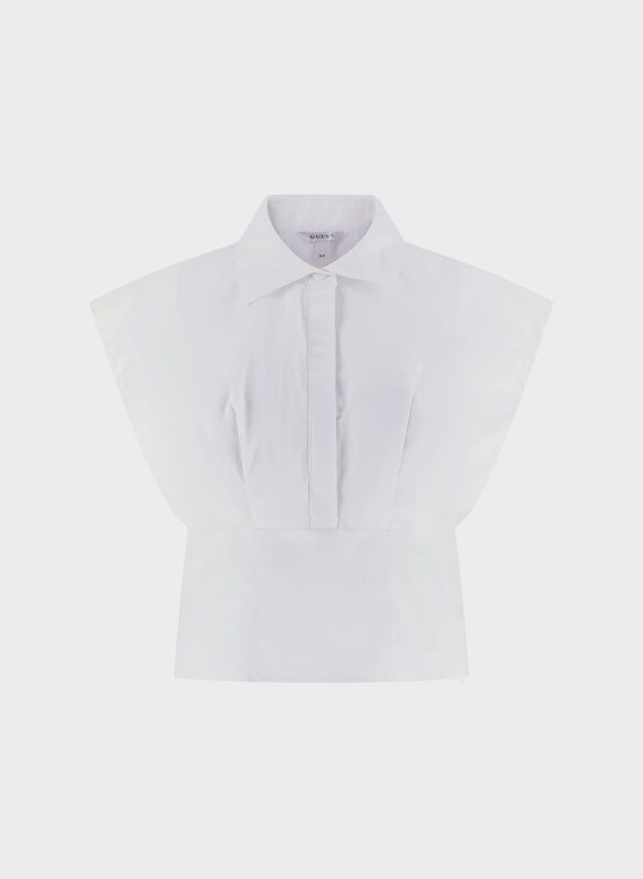 CAMICIA CHERRY SMANICATA, G011 WHT, medium