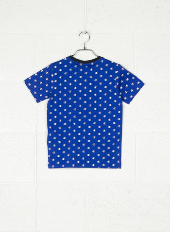 T-SHIRT LOGO ALL OVER AMERICAN CLASSIC RAGAZZO, , small