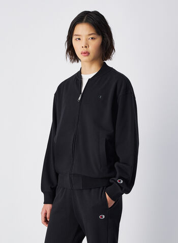 FELPA BOMBER, KK001 BLK, small