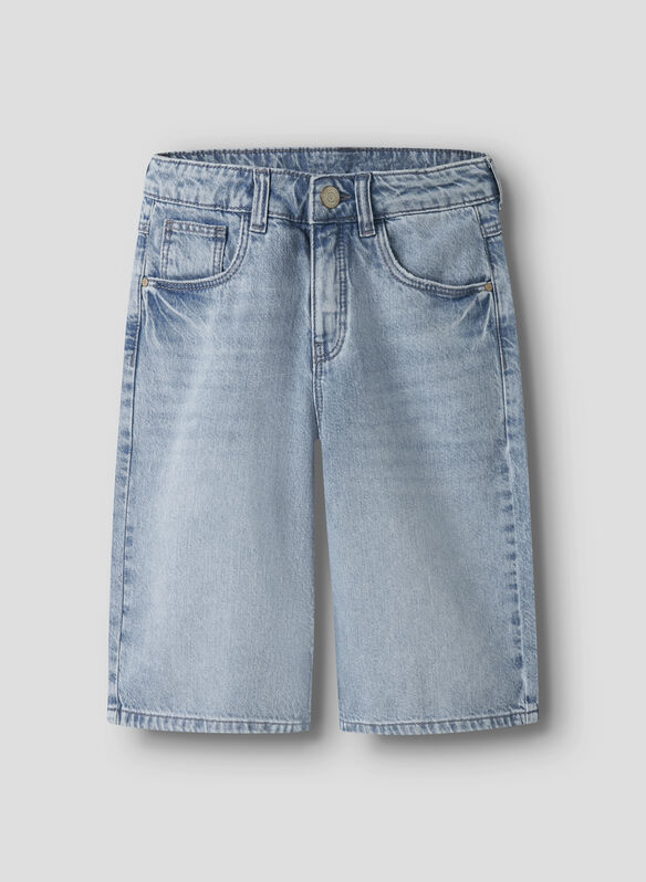 BERMUDA BELLA JEANS RAGAZZA, LIGHT BLUE DENIM, medium