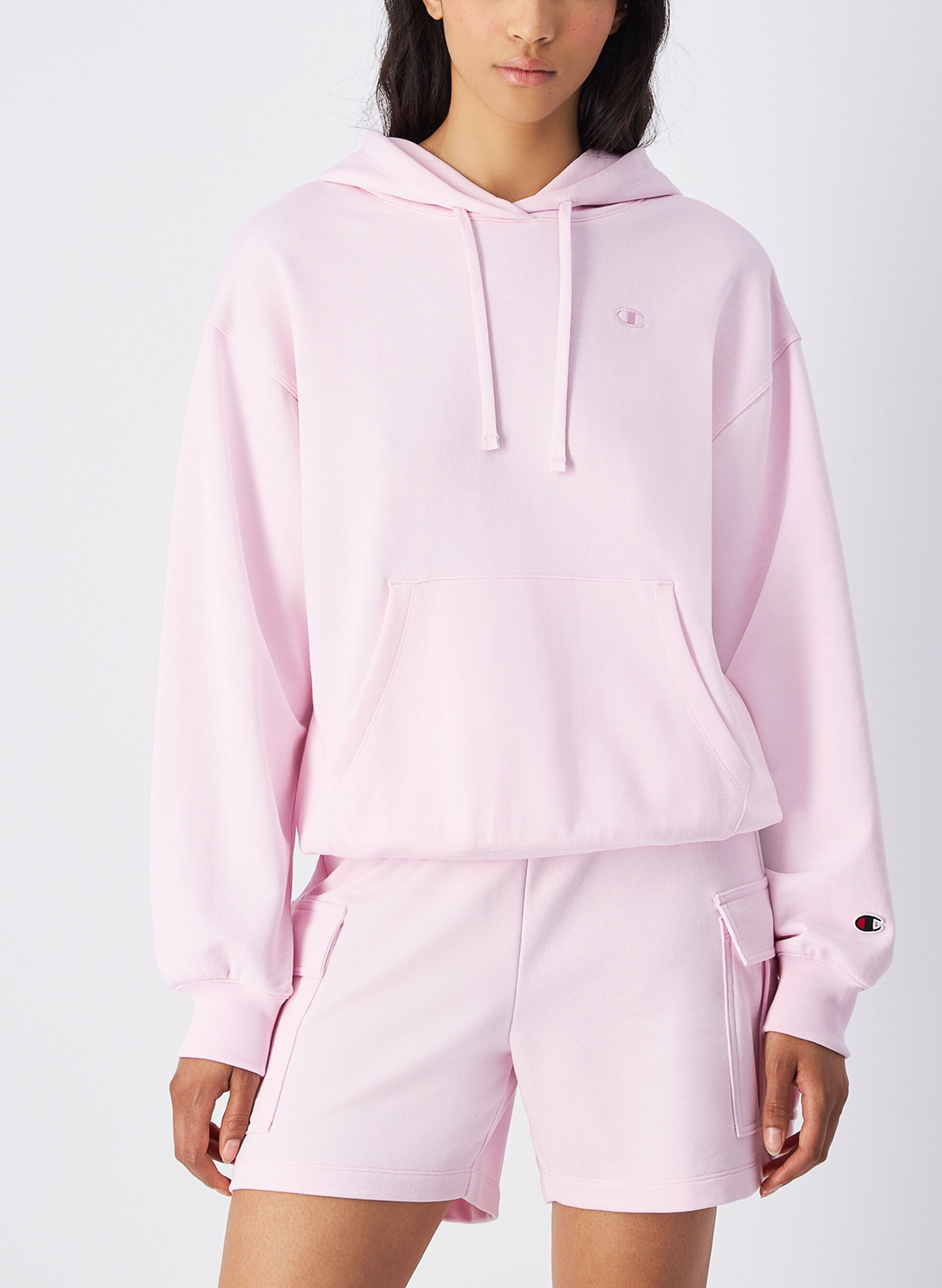 FELPA HOODIE ICONS TONAL MICRO LOGO