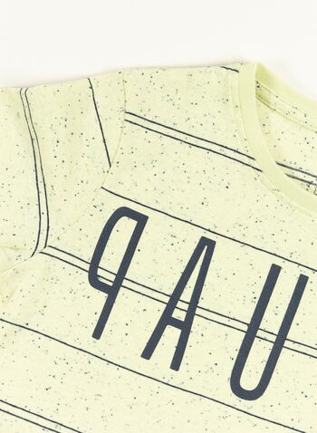 T-SHIRT DUSAN RAGAZZO, YELLOW, small