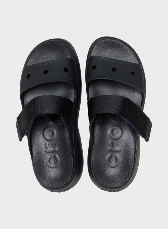 SANDALO SOHO TWO STRAP, BLK, medium