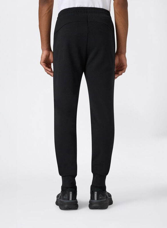 PANTALONE STRETCH CON POLSINO C-TECH, KK001 BLK, medium