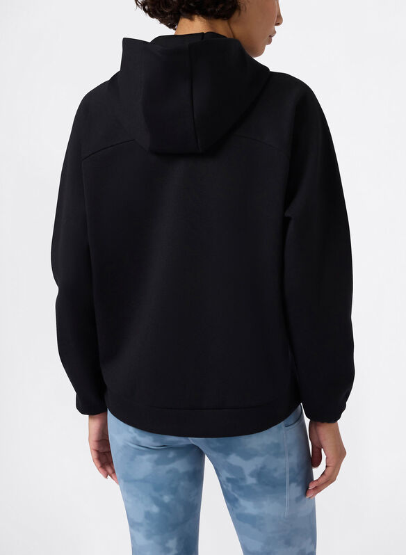 FELPA FULL ZIP STRETCH C-TECH, KK001 BLK, medium