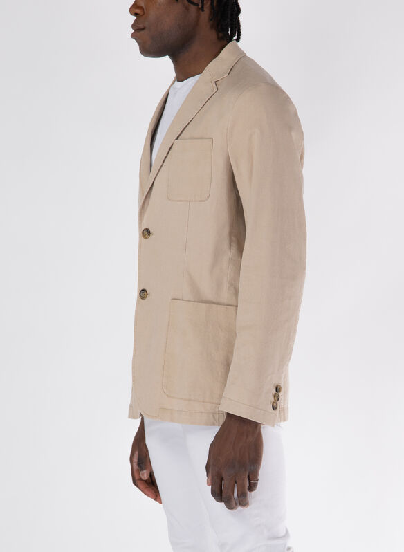 GIACCA MISTO LINO, G1DR ECRU, medium
